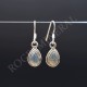 Boucle d'oreille Labradorite argent 1