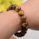 Bracelet Oeil de Tigre perles rondes 10mm