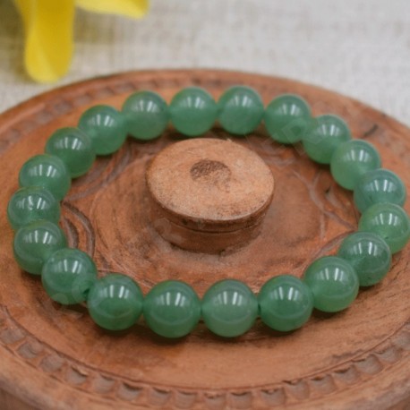Bracelet Aventurine Perles rondes 10mm