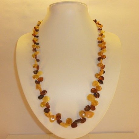 Collier Ambre pétale