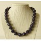 Collier Améthyste Perle ronde 12mm