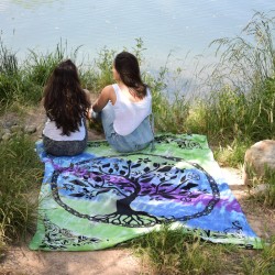 Tenture Coton Arbre de Vie