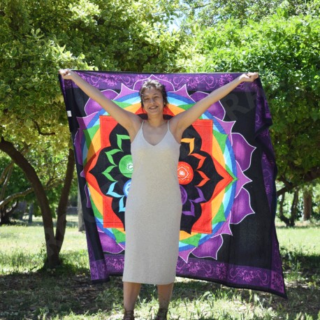 Tela decorativa Algodón Chakra