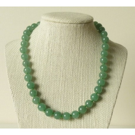 Collier Aventurine Perle ronde