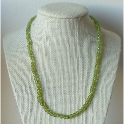 Collier Péridot Perles rondes