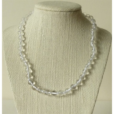 Collier Cristal Perle ronde