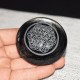 Obsidienne dorée galet massage Fleur de Vie