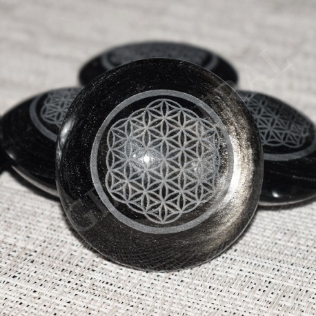 Obsidienne dorée pendentif ARF66