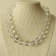 Collier Cristal de Roche Perles rondes 12mm