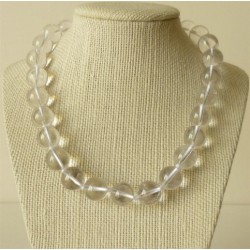 Collier Cristal Perle ronde