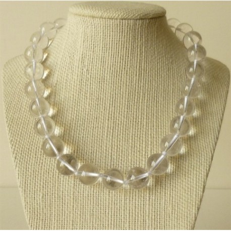 Collier Cristal Perle ronde