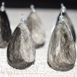 Obsidienne Mentogochol pendentif POM14