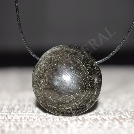 Obsidienne Mentogochol pendentif POM14