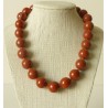 Collier Jaspe rouge Perles rondes