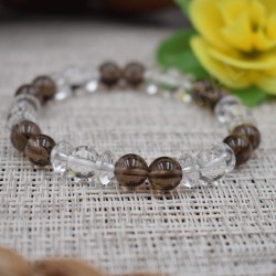 Bracelet Quartz Rose baroque