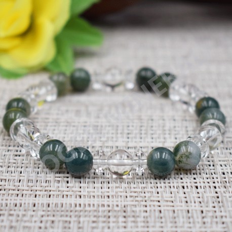 Bracelet Améthyste square 20mm