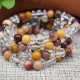 Bracelet Cristal de roche et Jaspe Mokaïte