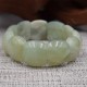 Bracelet jade grand cabochon
