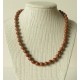 Collier pierre de soleil Perles rondes 6mm