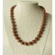 Collier pierre de soleil Perles rondes 8mm