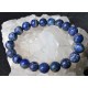 Bracelet Lapis Lazuli perles rondes 10mm