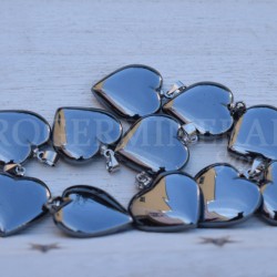 Hematita colgante corazón
