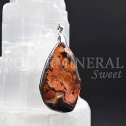 Pendentif Agate Teintée