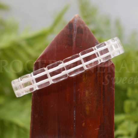 Bracelet Cristal de roche losange