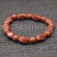 Bracelet Jaspe rouge cabochon
