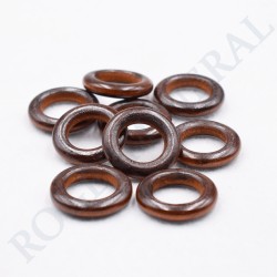 Anneau en bambou, support oeufs/spheres 3cm