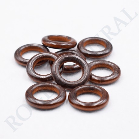 Anneau en bambou, support oeufs/spheres 3cm