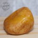 Jaspe caramel grande pierre roulée JC1