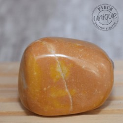 Jaspe caramel grande pierre roulée JC2