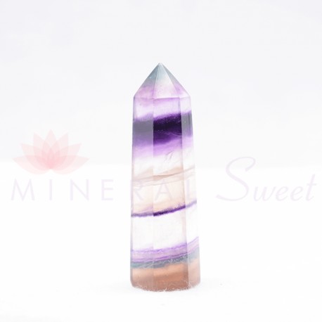 Fluorite vert violet galet ARB62