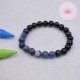 Bracelet garçon en sodalite et ambre