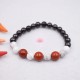 Bracelet enfant Shungite, Howlite et Jaspe Rouge