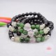 Bracelet enfant en Shungite, Jade, Rubis sur Zoïsite et Quartz Rose