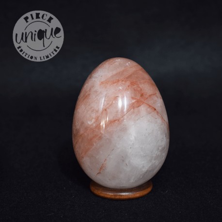 Quartz hématoïde œuf 5