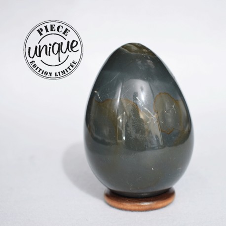 Jaspe polychrome oeuf AR014