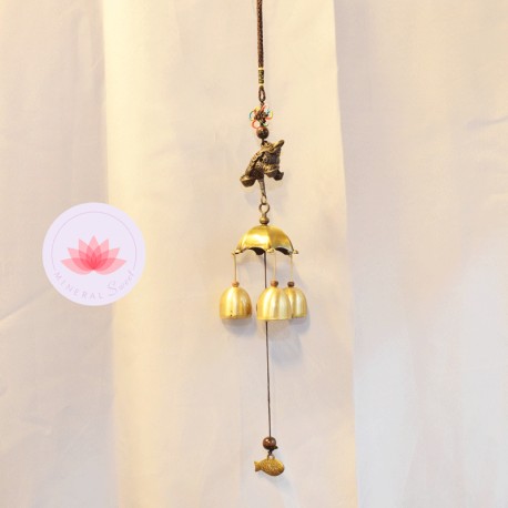 Carillon 3 clochettes Grenouille