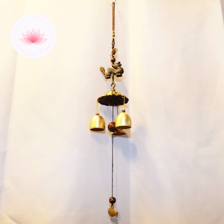 Carillon 3 clochettes Dragon