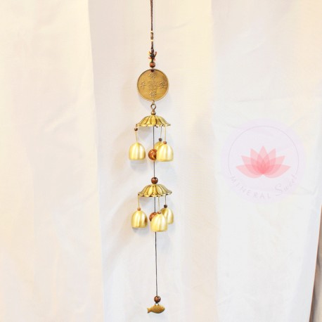 Carillon 6 clochettes Bouddha