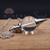 Pendentif  Cristal de Roche Biterminé 01