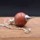 Jaspe Rouge pendule sphère