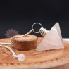 Quartz rose Pendule Égyptien