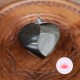 Obsidienne dorée pendentif coeur A