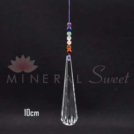 Pointe Feng Shui bout rond 11cm + divers pierres