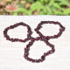 Grenat bracelet perles rondes 4mm