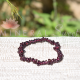 Grenat bracelet perles rondes 4mm