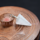 Pendentif Sélénite avec cordon